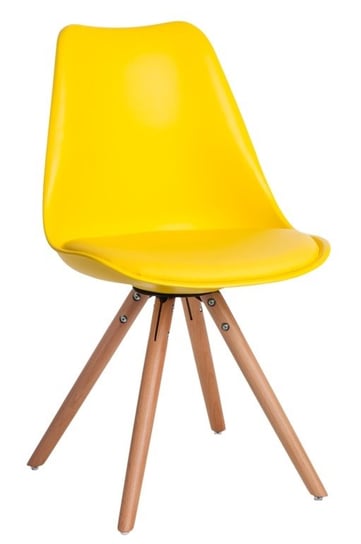 Krzesło INTESI Norden Star, żółte, 87x48x42 cm Intesi