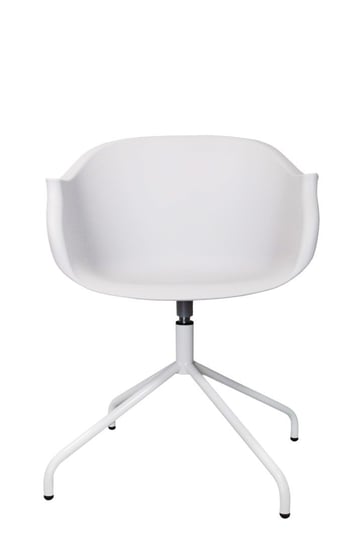 Krzesło INTESI Roundy, białe, 74x56x41 cm Intesi