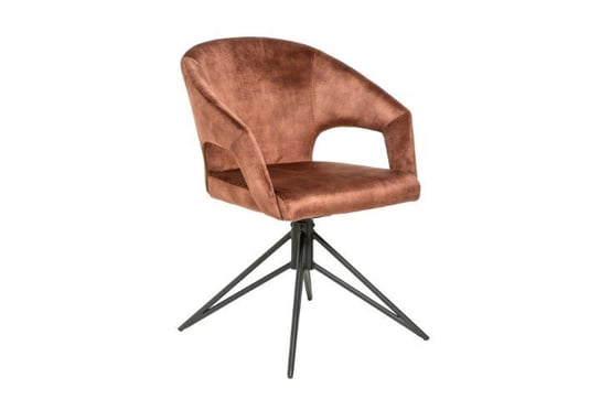 Krzesło INVICTA INTERIOR ETERNITY, brązowo-czarne, 58x60x79 cm Invicta Interior