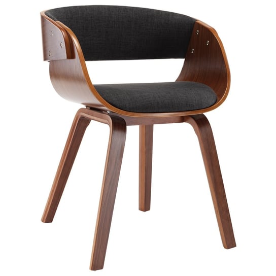 Krzesło jadalniane, szary/ciemnobrązowe, 53x52x70  / AAALOE Inna marka