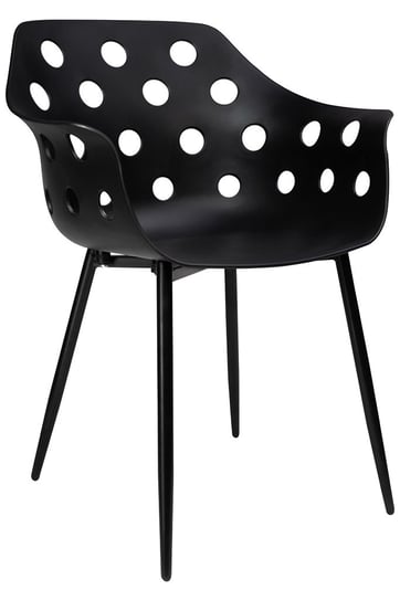 Krzesło JASON czarne - polipropylen, metal King Home