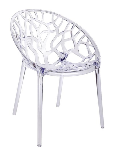 Krzesło KARE DESIGN Viva, biało-grafitowe, 58x48x77 cm Kare Design
