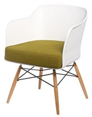 Krzesło KARE DESIGN Viva, biało-zielone, 58x48x77 cm Kare Design