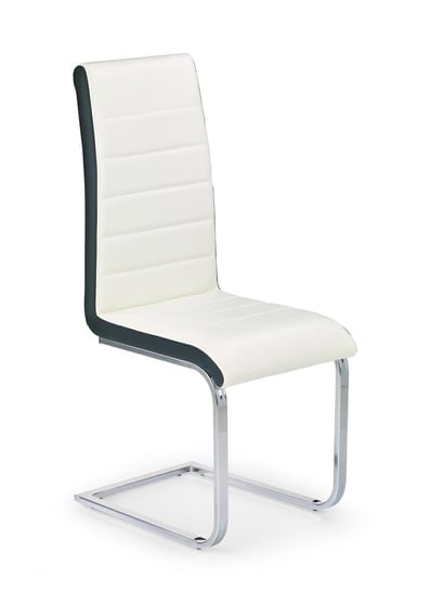 Krzesło Karis biało/czarne PU Intesi