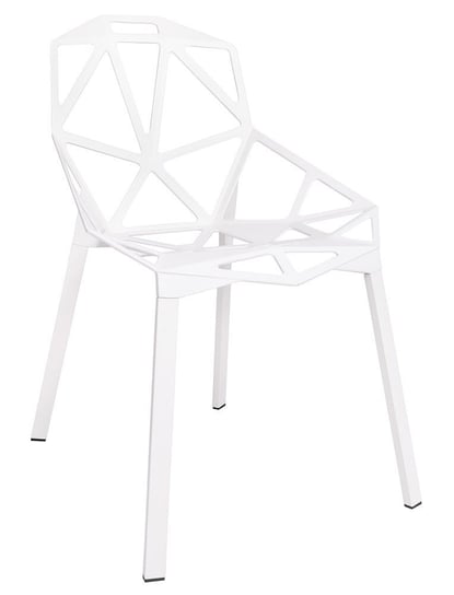 Krzesło KING HOME Louis, białe, 54x55x94 cm, 4 szt. King Home
