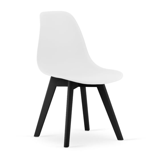 Krzesło KITO białe / nogi czarne Leobert
