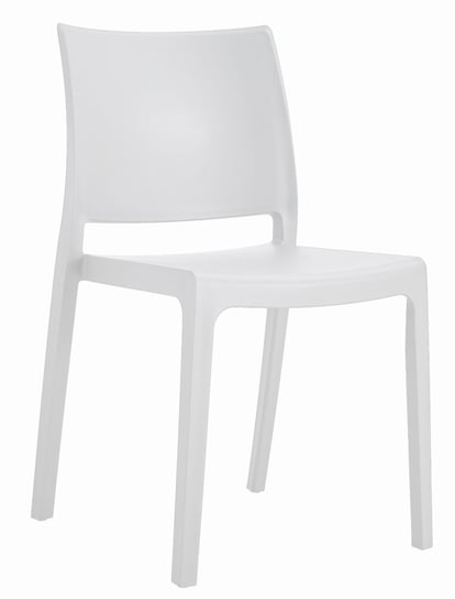 Krzesło KLEM - białe x 4 Oskar