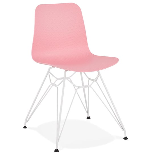 Krzesło KOKOON DESIGN Fifi, różowo-biały, 83x44x40 cm Kokoon Design