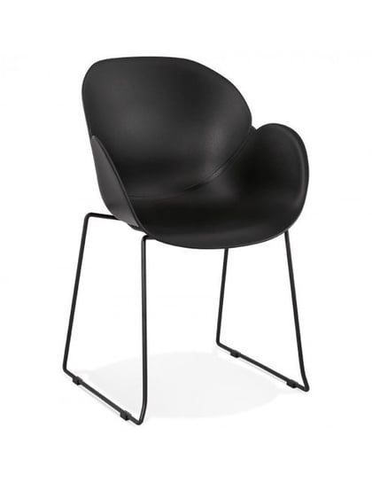 Krzesło KOKOON DESIGN Monark, czarno-brązowe, 81x53x45 cm Kokoon Design