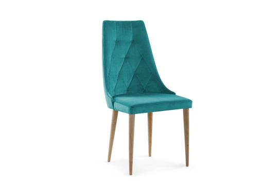 Krzesło KONSIMO  ALTAR turkusowe, 48x100x55 cm Konsimo