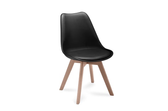 Krzesło KONSIMO Beso, czarne, 48x83x52 cm Konsimo