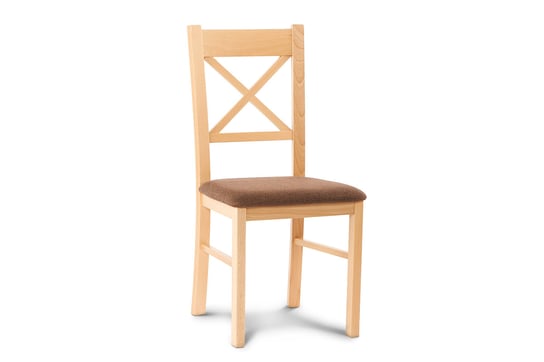 Krzesło KONSIMO CRAM buk-brązowe, 43x94x43 cm Konsimo