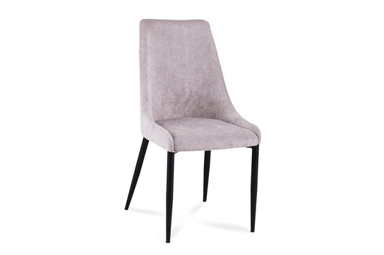 Krzesło KONSIMO GLIS jasnoszaro-czarne, 50x94x53 cm Konsimo