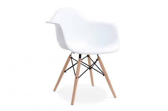 Krzesło KONSIMO Nerea, białe, 61x81x62 cm Konsimo