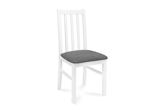 Krzesło KONSIMO Quatus, biało-ciemnoszare, 43x94x40 cm Konsimo