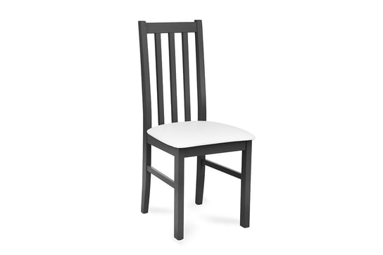 Krzesło KONSIMO QUATUS szaro-białe, 43x94x40 cm Konsimo