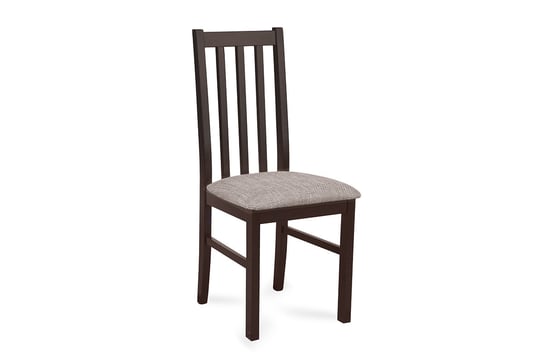 Krzesło KONSIMO QUATUS wenge-beżowe, 43x94x40 cm Konsimo