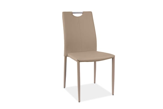 Krzesło KONSIMO SCALVIS, ciemnobeżowe, 43x90x39 cm Konsimo