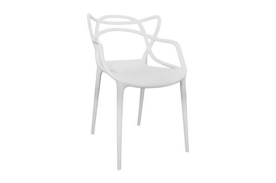 Krzesło KONSIMO SLIMBI biały, 49x82x47,5, polipropylen Konsimo