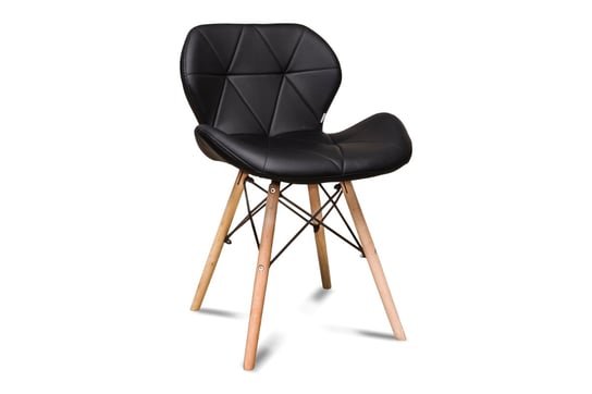 Krzesło KONSIMO TRIGO czarne, 49x72x50 cm Konsimo