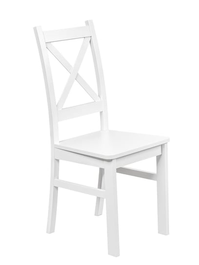 Krzesło Krzyżak K11 - Biały/Biały - Lakier/Lakier BONNI