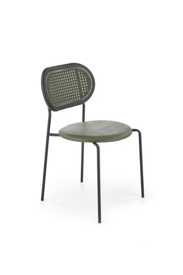 Krzesło Lander zielone/ rattan Intesi