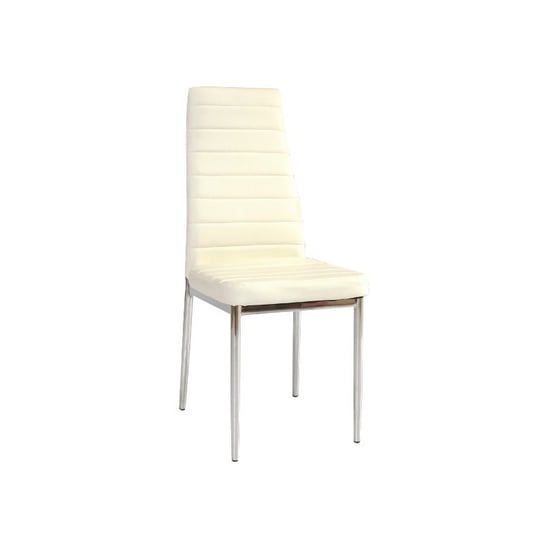 Krzesło LECTUS Lino, białe, 46x83x42 cm Lectus