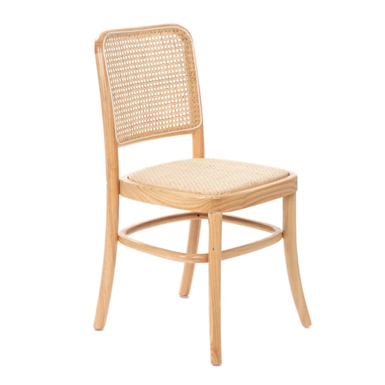 Krzesło LEGNO rattanowe naturalne 49x45x83 cm HOMLA Homla