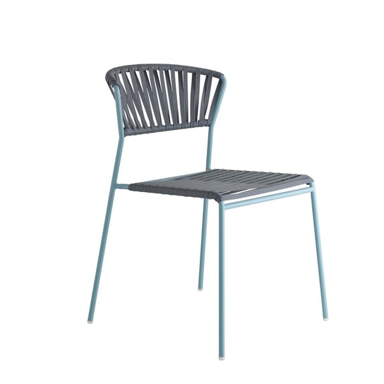 Krzesło Lisa Club niebiesko-grafitowe SCAB Design