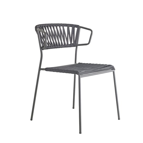 Krzesło Lisa Filo Arm antracytowe SCAB Design