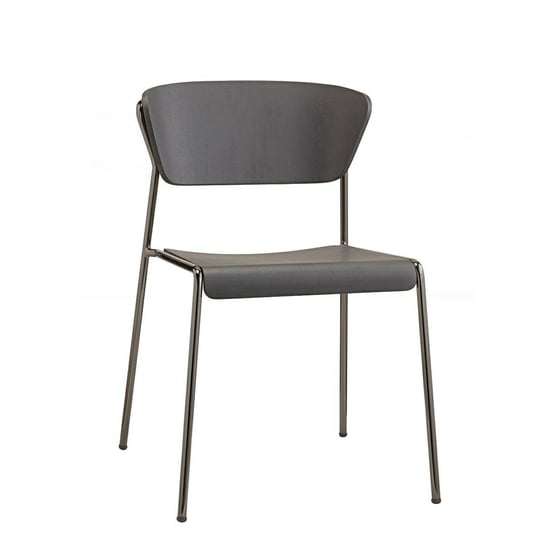 Krzesło Lisa wood czarny/czarny SCAB Design