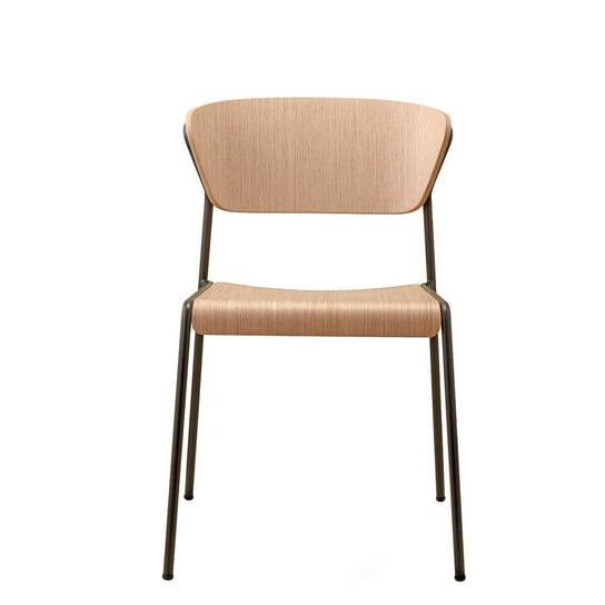 Krzesło Lisa wood dąb/antarcytowy SCAB Design