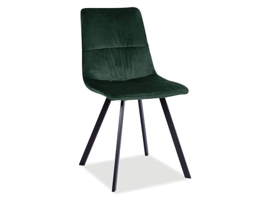 Krzesło Loftowe Toledo Velvet Zielone Aksamitne Signal