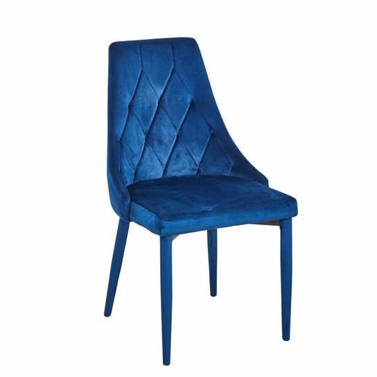 Krzesło Loretta velvet niebieskie Intesi