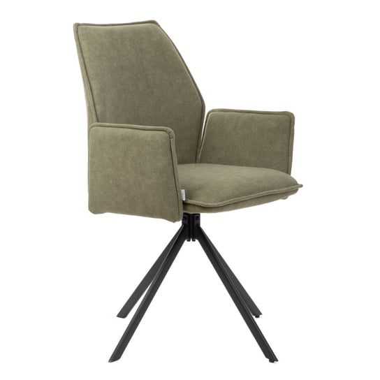 Krzesło LUGRO obrotowe zielone 56x60x82 cm HOMLA Homla