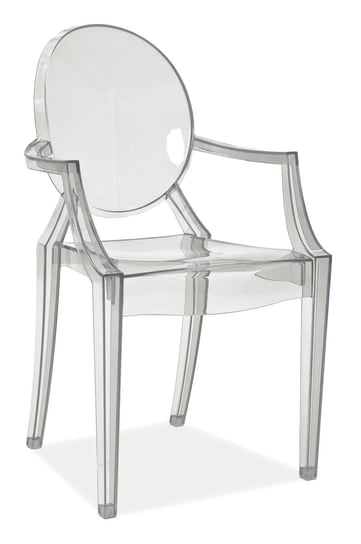 Krzesło Luis Transparentne Komfort