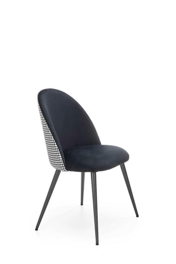 Krzesło Malva pepitka czare/białe Intesi