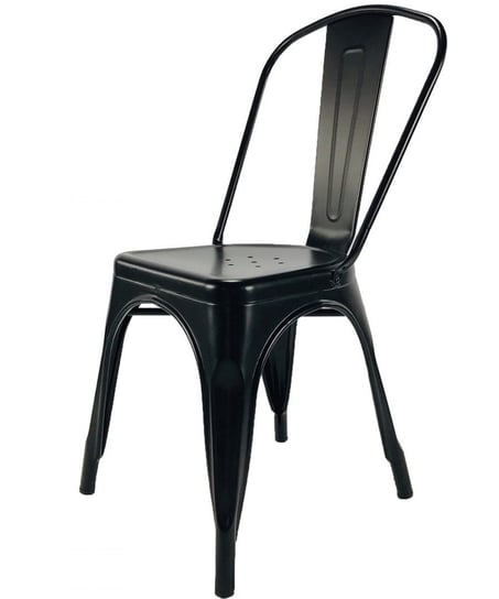 Krzesło Metalowe Loft Corsica Black - Ii Gatunek Lugano