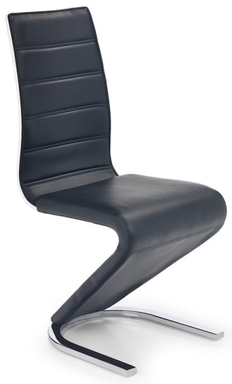 Krzesło metalowe PROFEOS Altel, czarne, 58x49x99 cm Profeos