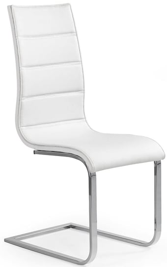Krzesło metalowe PROFEOS Baster, białe, 58x42x99 cm Profeos