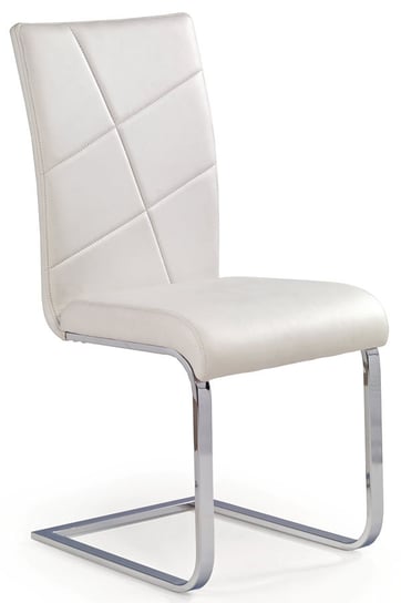 Krzesło metalowe PROFEOS Preis, białe, 48x44x96 cm Profeos