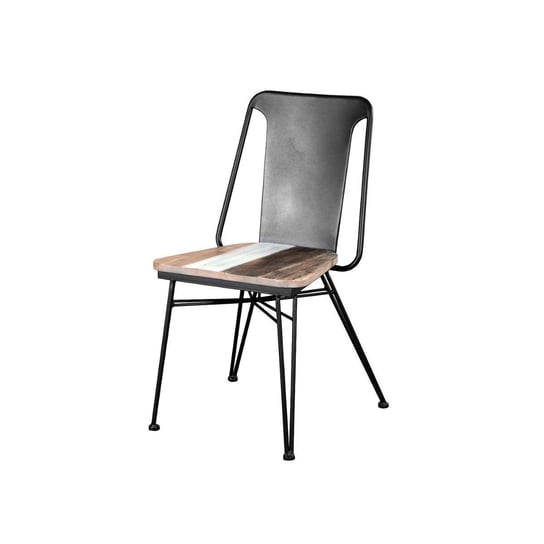 Krzesło MIA HOME Adesso, czarno-brązowy, 85x51x51 cm MIA home