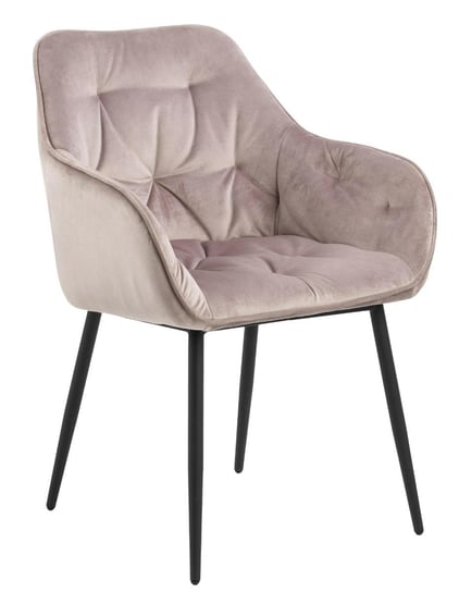 Krzesło MIA HOME Bruce, różowe, 55x58x83 cm MIA home