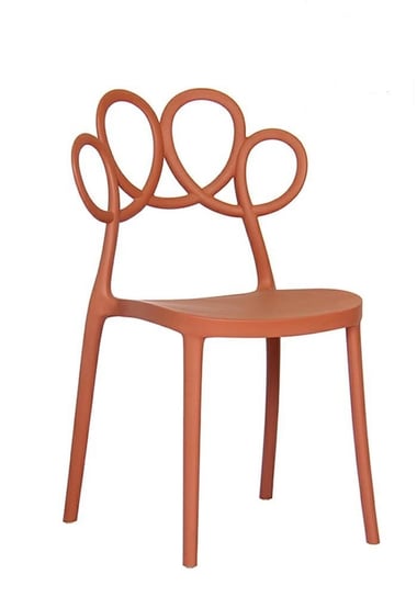 Krzesło MIA HOME Cappio, pomarańczowe, 51x55x84 cm MIA home