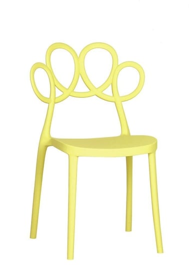 Krzesło MIA HOME Cappio, żółte, 51x55x84 cm MIA home