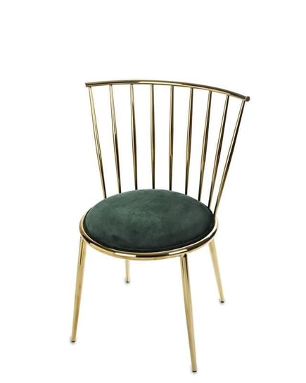 Krzesło MIA HOME Carlito, ciemnozielone, 45x47x81 cm MIA home