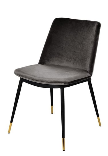 Krzesło MIA HOME Emma, ciemnoszare, 48,5x54x81 cm MIA home