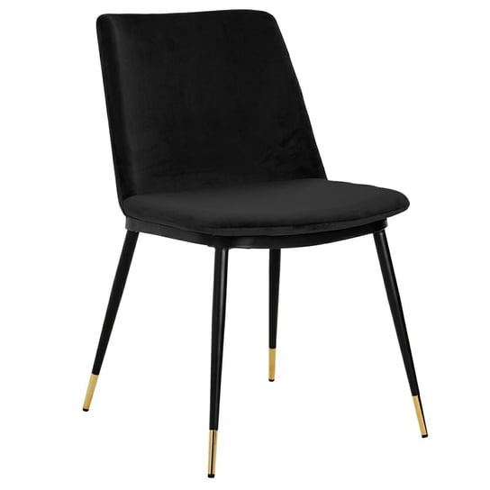Krzesło MIA HOME Emma, czarne, 81x54x48,5 cm MIA home