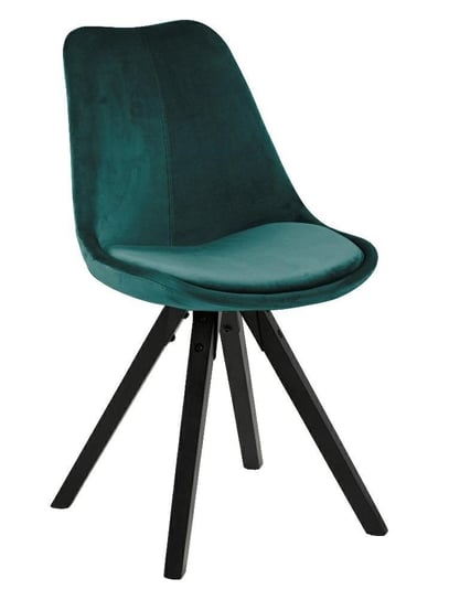 Krzesło MIA HOME Marcus, ciemnozielone, 48,5x55x85 cm MIA home