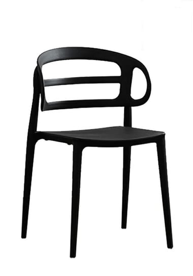 Krzesło MIA HOME Marko, czarne, 49,5x51x78,5 cm MIA home